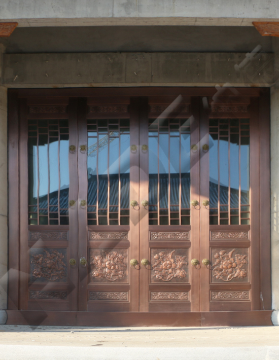 锦州寺庙藏经阁铜门